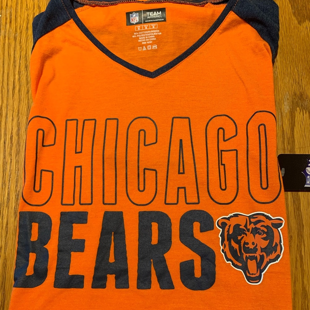 Team apparel for the Chicago bears